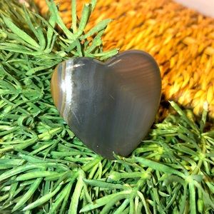 Brazilian Agate Stone Heart
